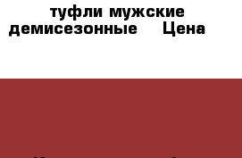 туфли мужские демисезонные  › Цена ­ 1 200 - Кемеровская обл., Кемерово г. Одежда, обувь и аксессуары » Мужская одежда и обувь   . Кемеровская обл.